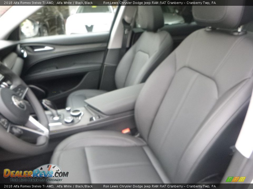 2018 Alfa Romeo Stelvio Ti AWD Alfa White / Black/Black Photo #20