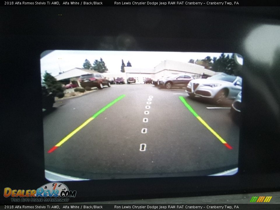 2018 Alfa Romeo Stelvio Ti AWD Alfa White / Black/Black Photo #23