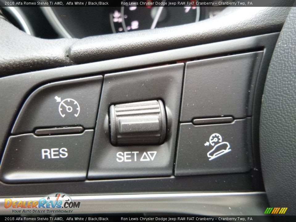 2018 Alfa Romeo Stelvio Ti AWD Alfa White / Black/Black Photo #26