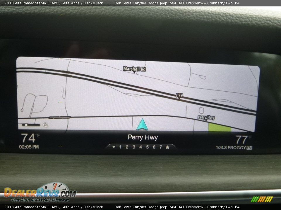 2018 Alfa Romeo Stelvio Ti AWD Alfa White / Black/Black Photo #27
