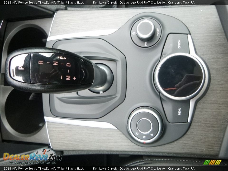 2018 Alfa Romeo Stelvio Ti AWD Alfa White / Black/Black Photo #30