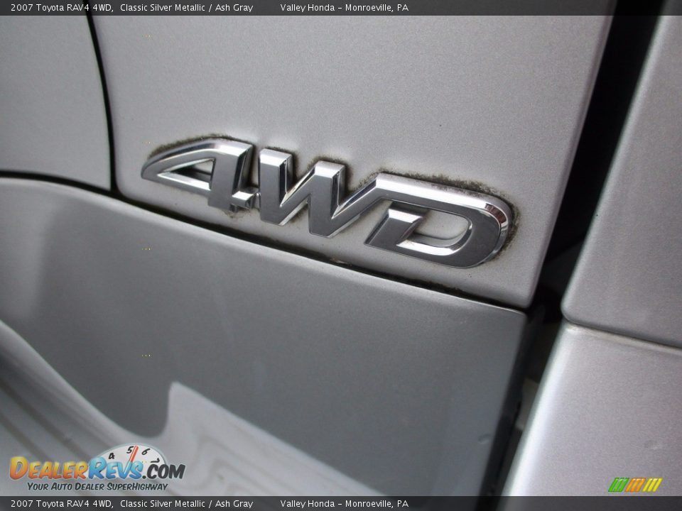 2007 Toyota RAV4 4WD Classic Silver Metallic / Ash Gray Photo #6