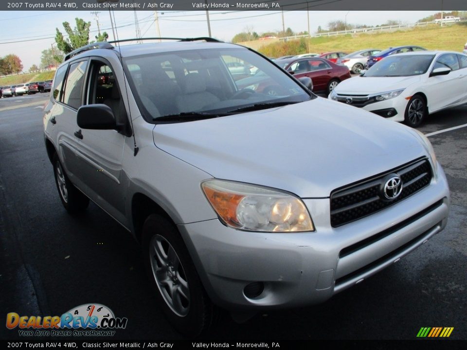 2007 Toyota RAV4 4WD Classic Silver Metallic / Ash Gray Photo #8