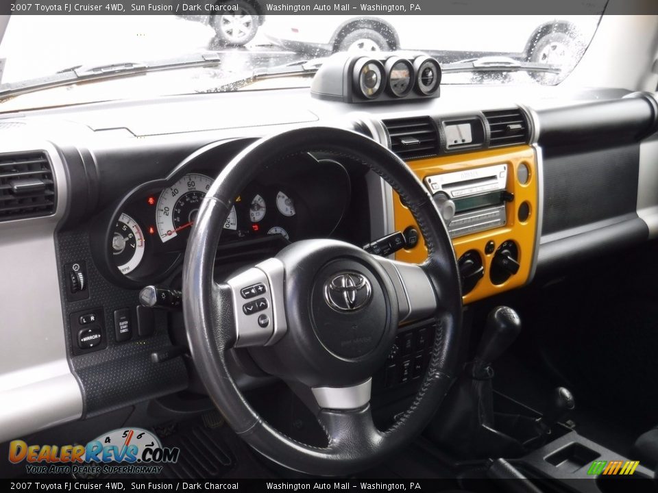 2007 Toyota FJ Cruiser 4WD Sun Fusion / Dark Charcoal Photo #13