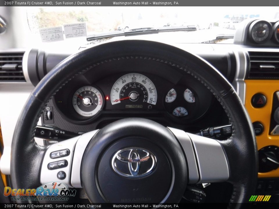 2007 Toyota FJ Cruiser 4WD Sun Fusion / Dark Charcoal Photo #20