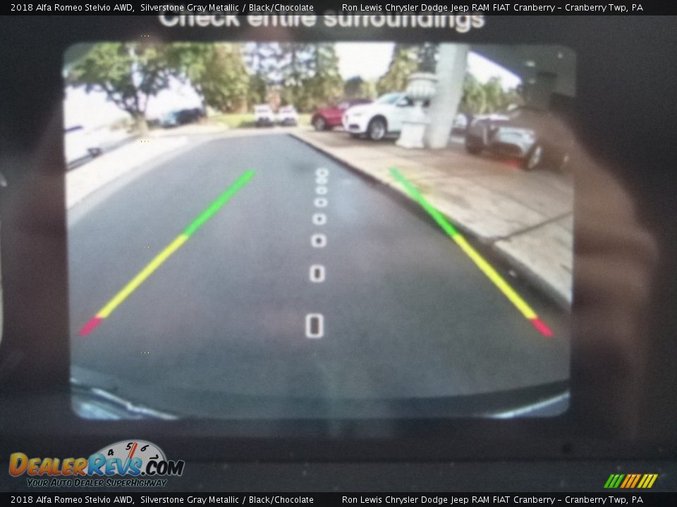 2018 Alfa Romeo Stelvio AWD Silverstone Gray Metallic / Black/Chocolate Photo #23