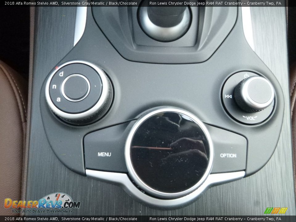 2018 Alfa Romeo Stelvio AWD Silverstone Gray Metallic / Black/Chocolate Photo #29
