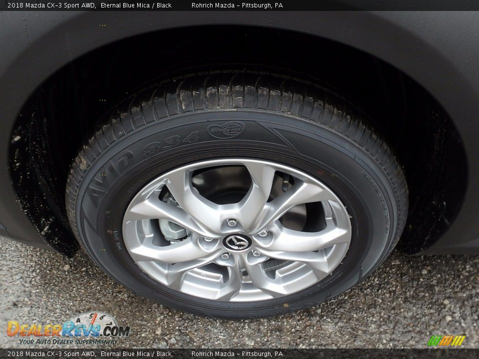 2018 Mazda CX-3 Sport AWD Eternal Blue Mica / Black Photo #5
