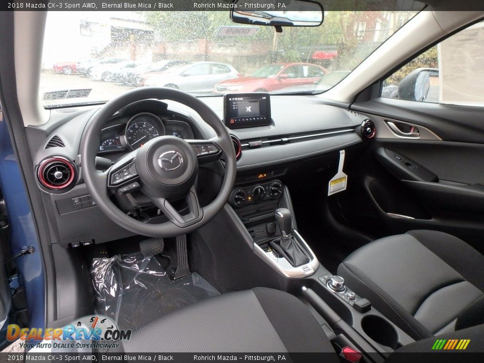 2018 Mazda CX-3 Sport AWD Eternal Blue Mica / Black Photo #9