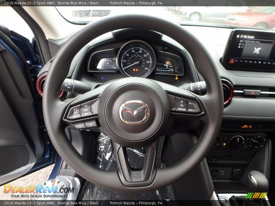 2018 Mazda CX-3 Sport AWD Eternal Blue Mica / Black Photo #12