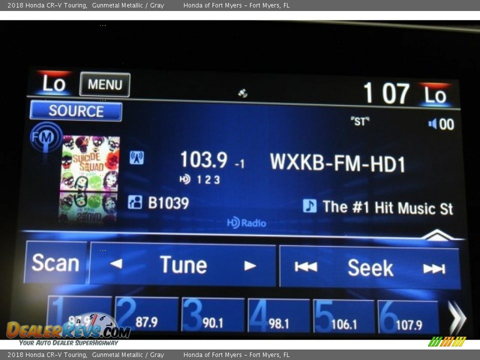 2018 Honda CR-V Touring Gunmetal Metallic / Gray Photo #18