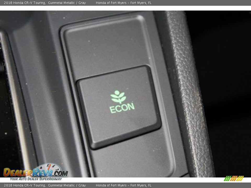 2018 Honda CR-V Touring Gunmetal Metallic / Gray Photo #23