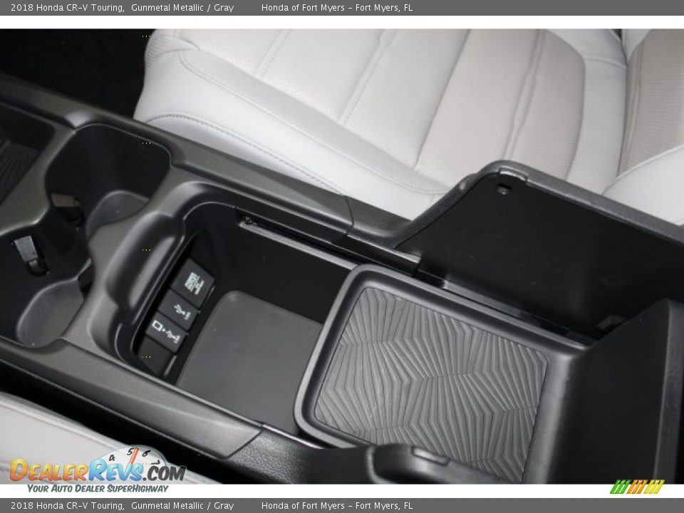 2018 Honda CR-V Touring Gunmetal Metallic / Gray Photo #25