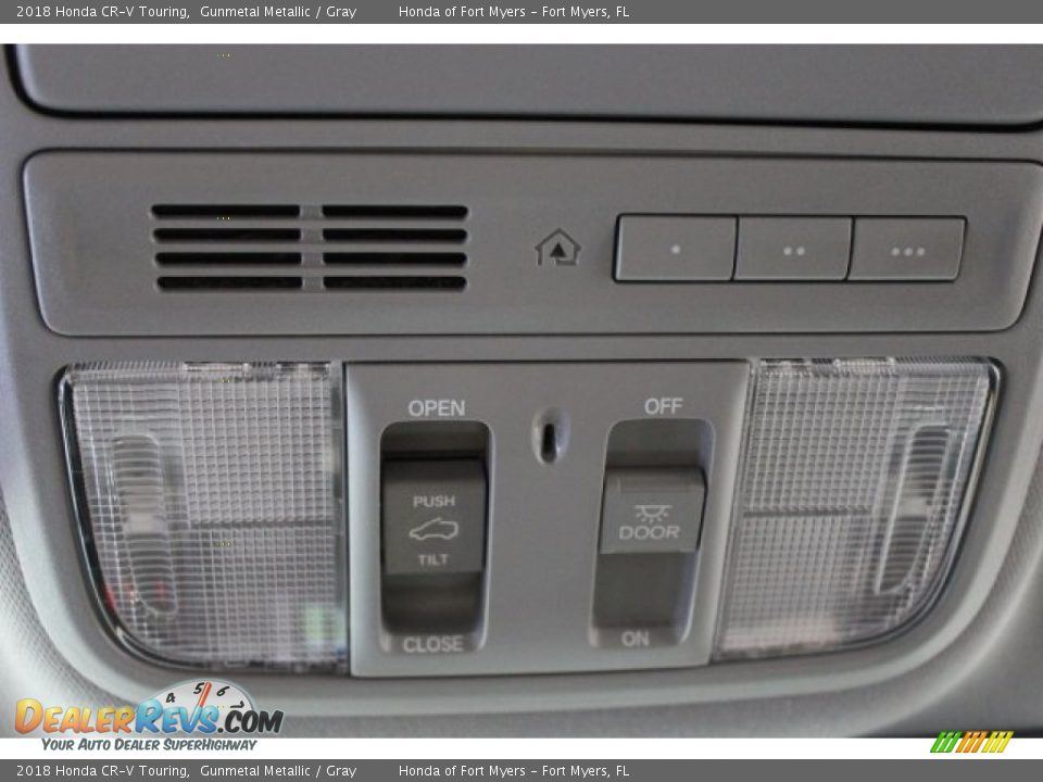 2018 Honda CR-V Touring Gunmetal Metallic / Gray Photo #26
