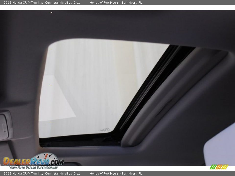 2018 Honda CR-V Touring Gunmetal Metallic / Gray Photo #27