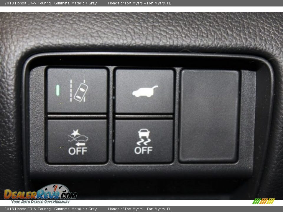 2018 Honda CR-V Touring Gunmetal Metallic / Gray Photo #28