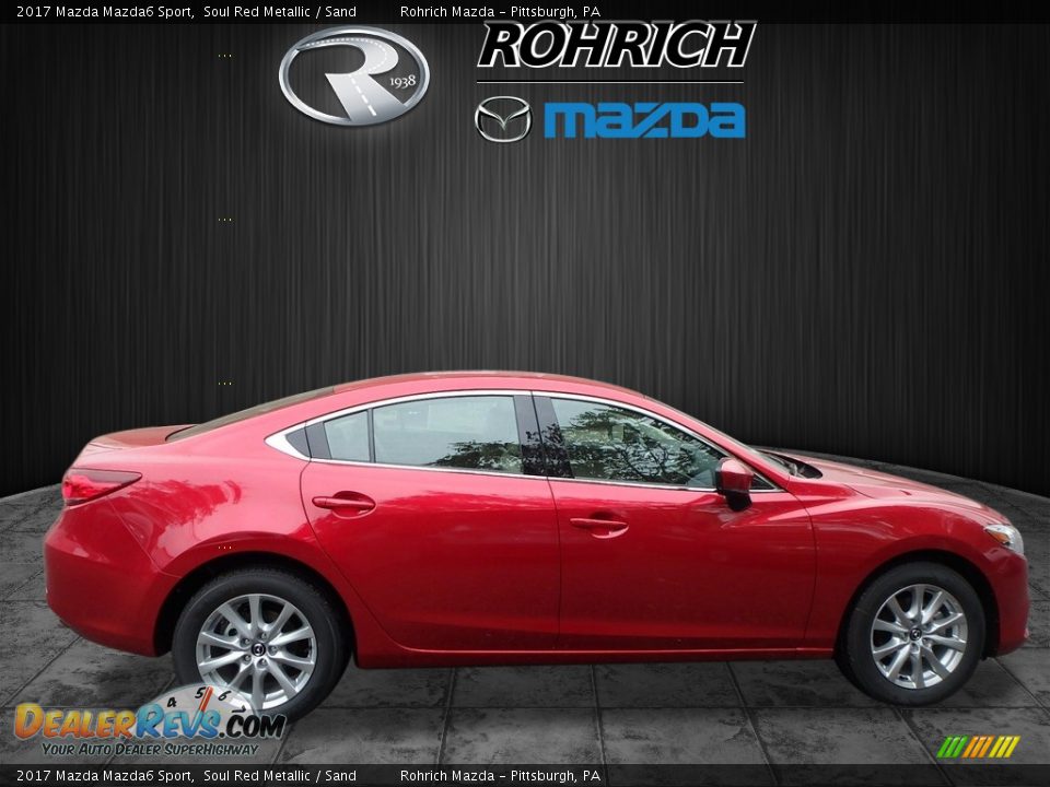 2017 Mazda Mazda6 Sport Soul Red Metallic / Sand Photo #2