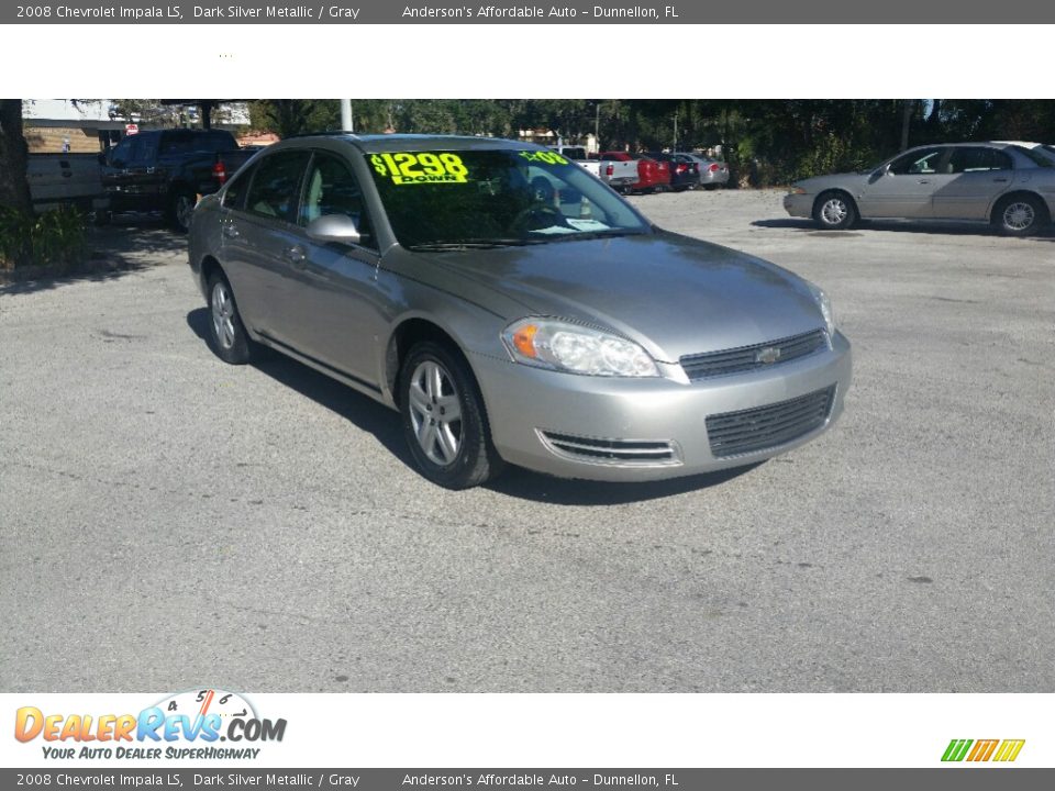 2008 Chevrolet Impala LS Dark Silver Metallic / Gray Photo #1