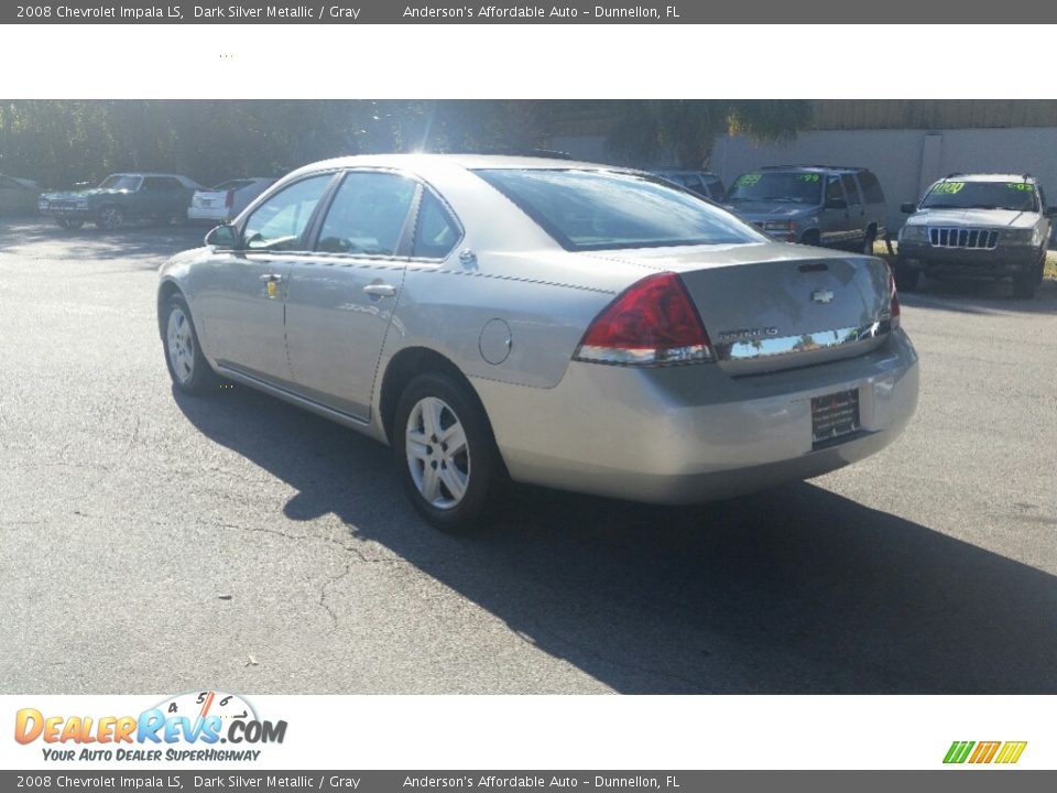 2008 Chevrolet Impala LS Dark Silver Metallic / Gray Photo #5