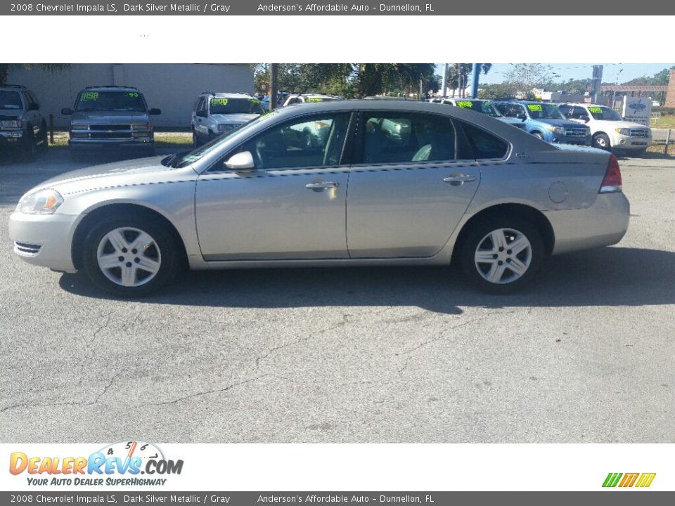 2008 Chevrolet Impala LS Dark Silver Metallic / Gray Photo #6