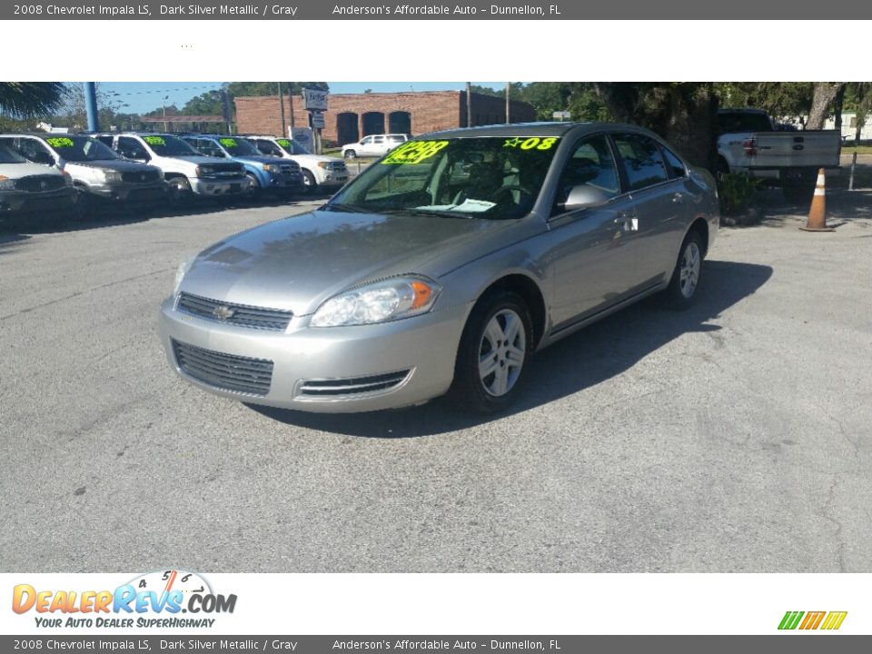 2008 Chevrolet Impala LS Dark Silver Metallic / Gray Photo #7