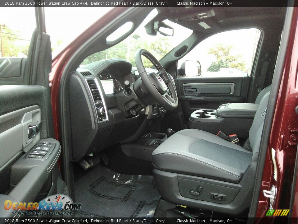 Black/Diesel Gray Interior - 2018 Ram 2500 Power Wagon Crew Cab 4x4 Photo #6