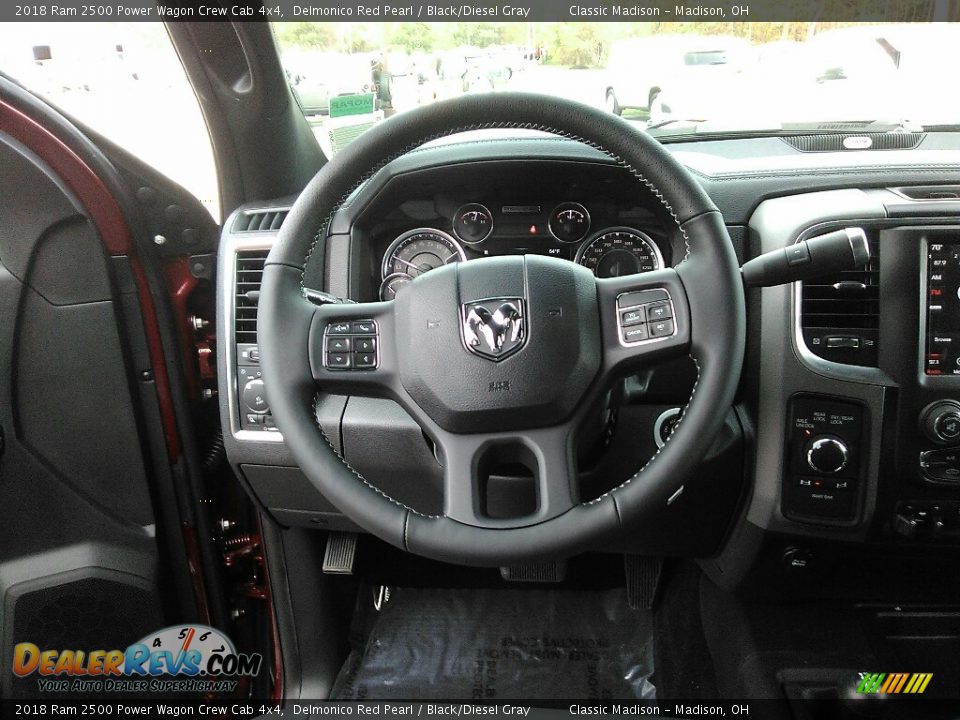 2018 Ram 2500 Power Wagon Crew Cab 4x4 Steering Wheel Photo #9