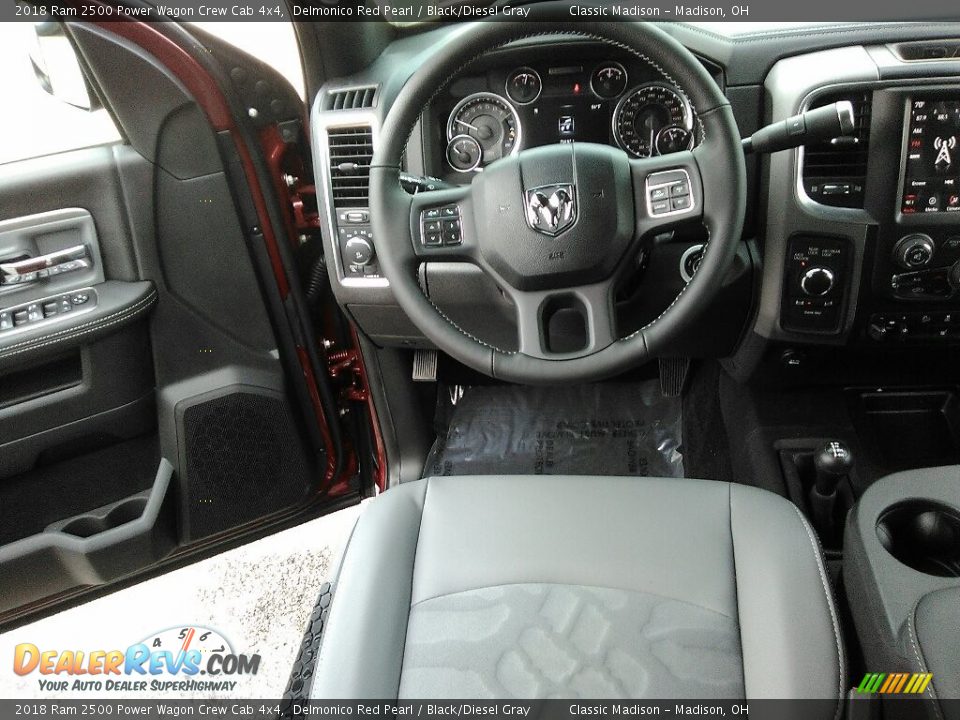 2018 Ram 2500 Power Wagon Crew Cab 4x4 Delmonico Red Pearl / Black/Diesel Gray Photo #10