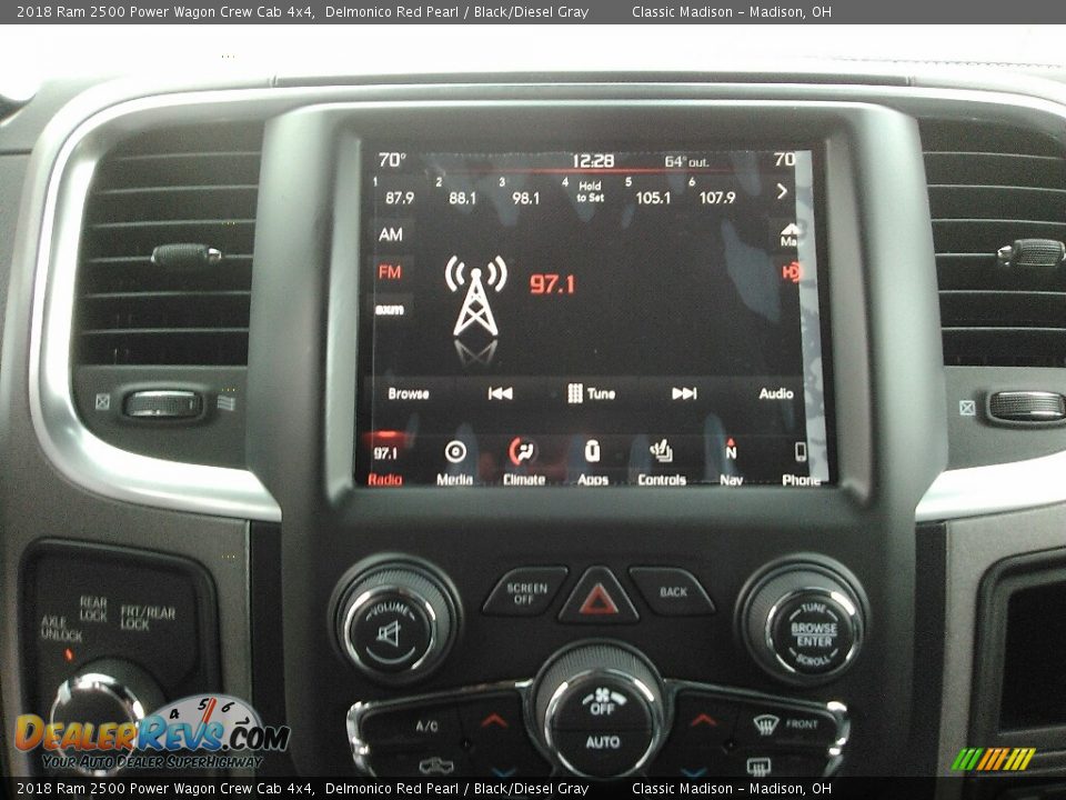 Controls of 2018 Ram 2500 Power Wagon Crew Cab 4x4 Photo #11