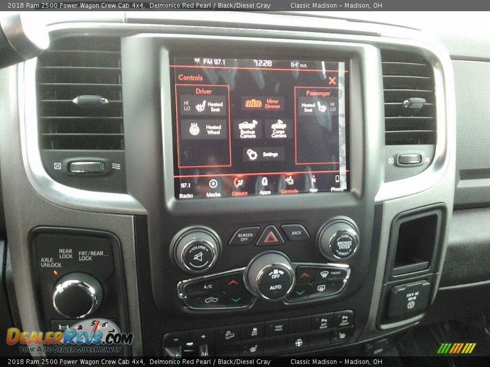 Controls of 2018 Ram 2500 Power Wagon Crew Cab 4x4 Photo #12