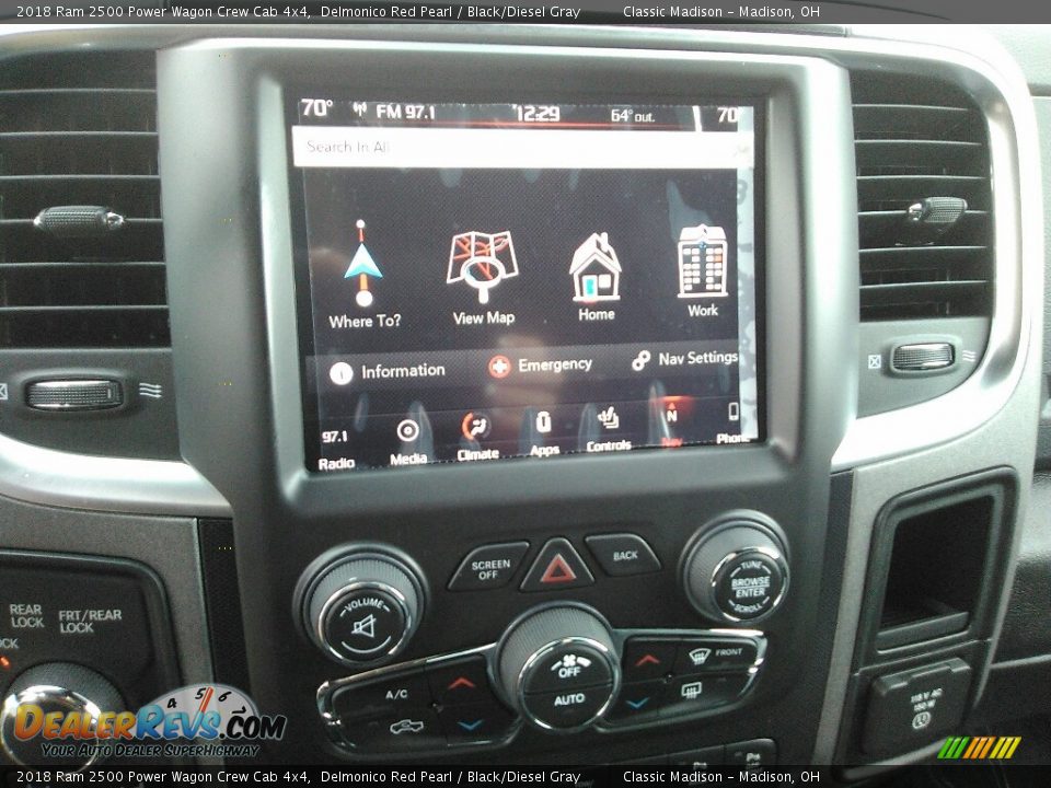 2018 Ram 2500 Power Wagon Crew Cab 4x4 Delmonico Red Pearl / Black/Diesel Gray Photo #13