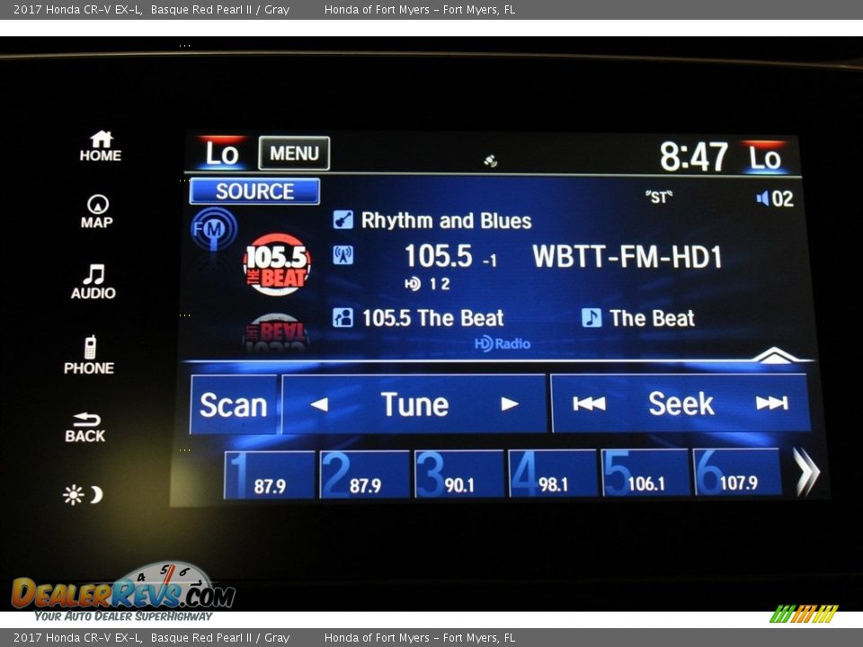 2017 Honda CR-V EX-L Basque Red Pearl II / Gray Photo #18