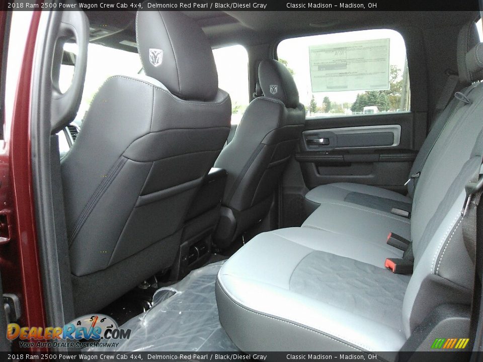 Rear Seat of 2018 Ram 2500 Power Wagon Crew Cab 4x4 Photo #17