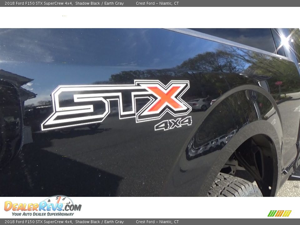 2018 Ford F150 STX SuperCrew 4x4 Shadow Black / Earth Gray Photo #9