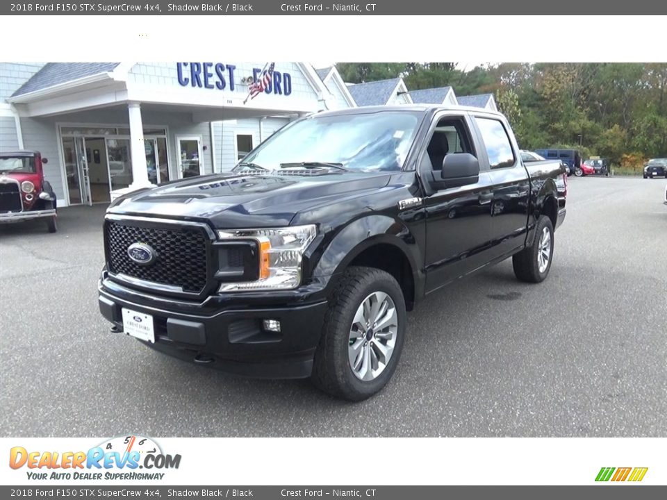 2018 Ford F150 STX SuperCrew 4x4 Shadow Black / Black Photo #3