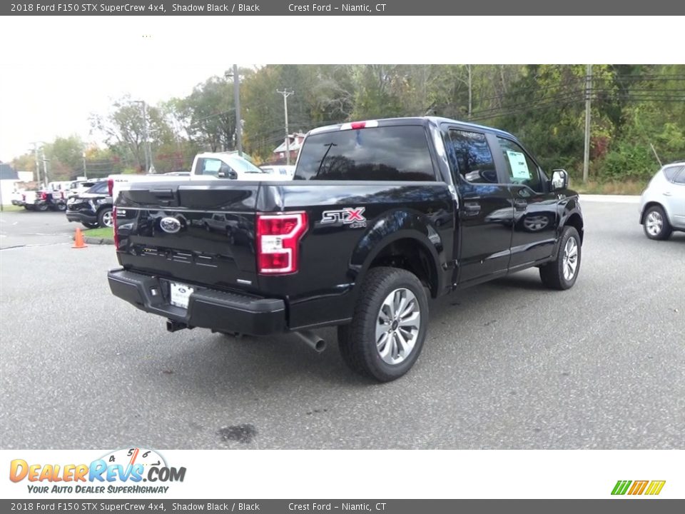 2018 Ford F150 STX SuperCrew 4x4 Shadow Black / Black Photo #7
