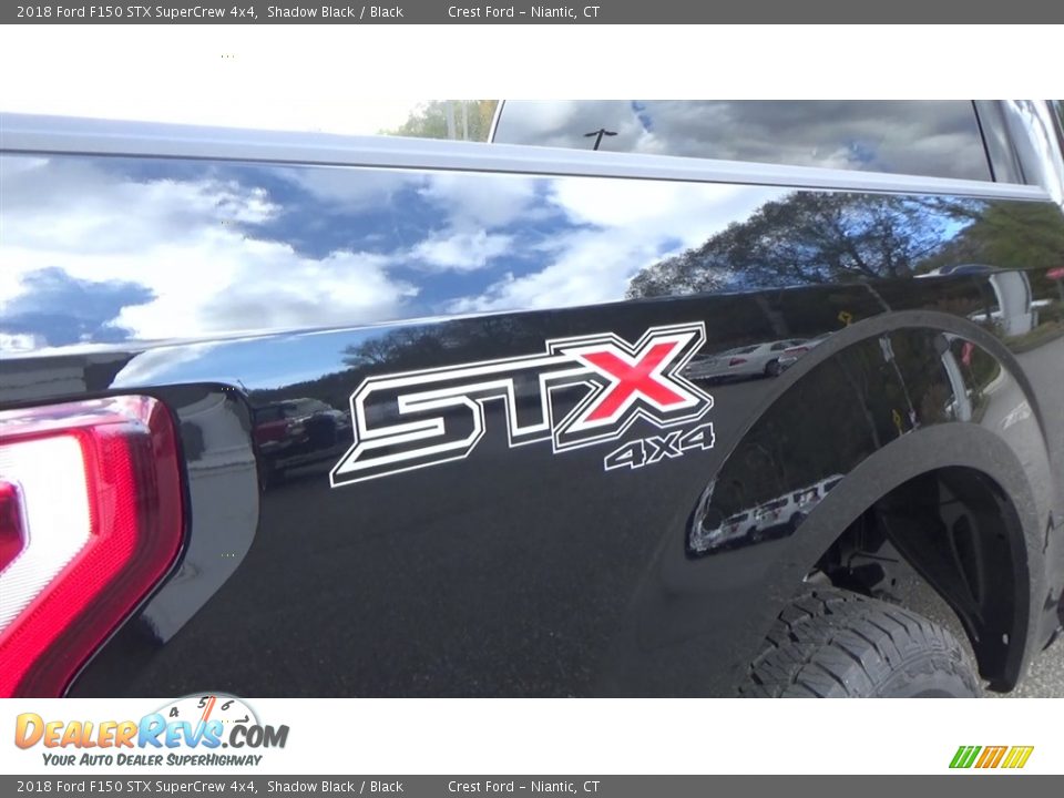 2018 Ford F150 STX SuperCrew 4x4 Shadow Black / Black Photo #9