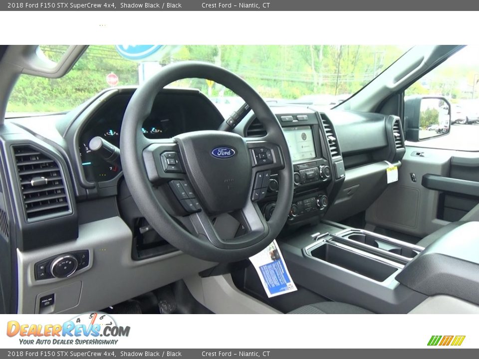 2018 Ford F150 STX SuperCrew 4x4 Shadow Black / Black Photo #10