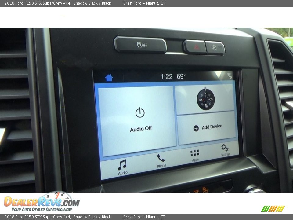 2018 Ford F150 STX SuperCrew 4x4 Shadow Black / Black Photo #14