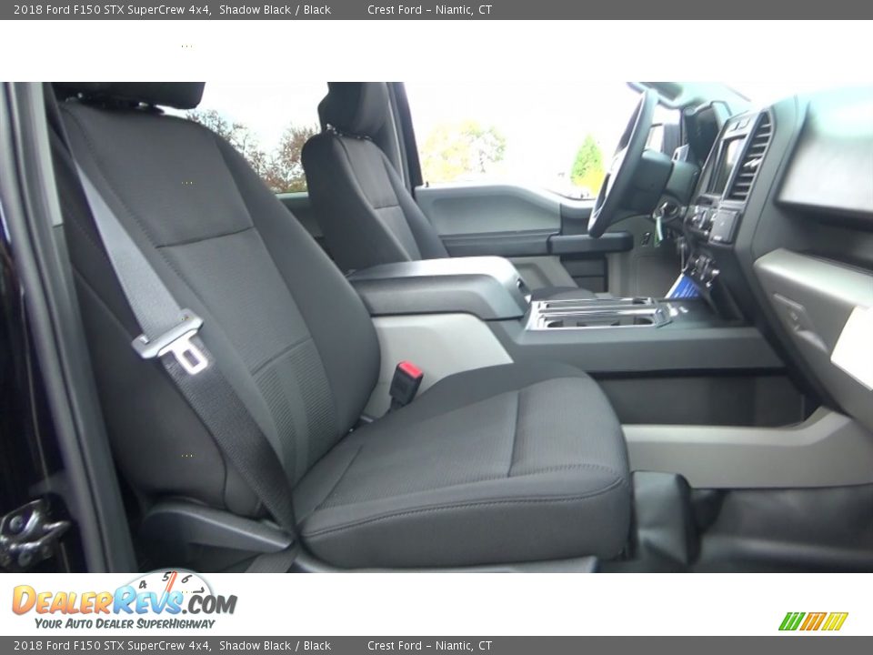 2018 Ford F150 STX SuperCrew 4x4 Shadow Black / Black Photo #23