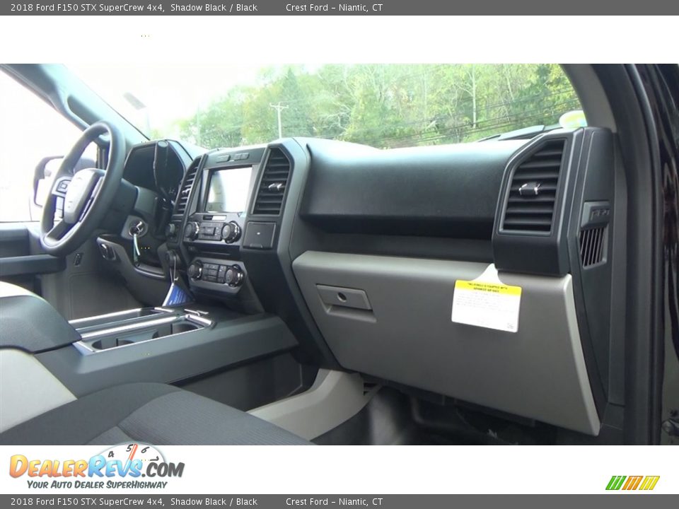 2018 Ford F150 STX SuperCrew 4x4 Shadow Black / Black Photo #24