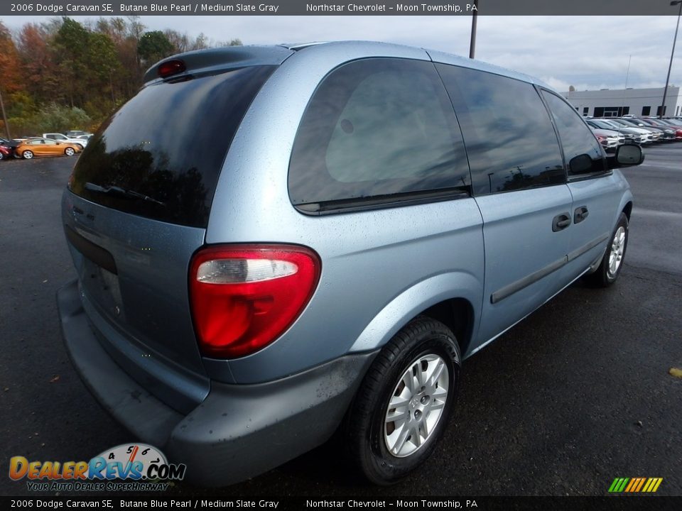 2006 Dodge Caravan SE Butane Blue Pearl / Medium Slate Gray Photo #4