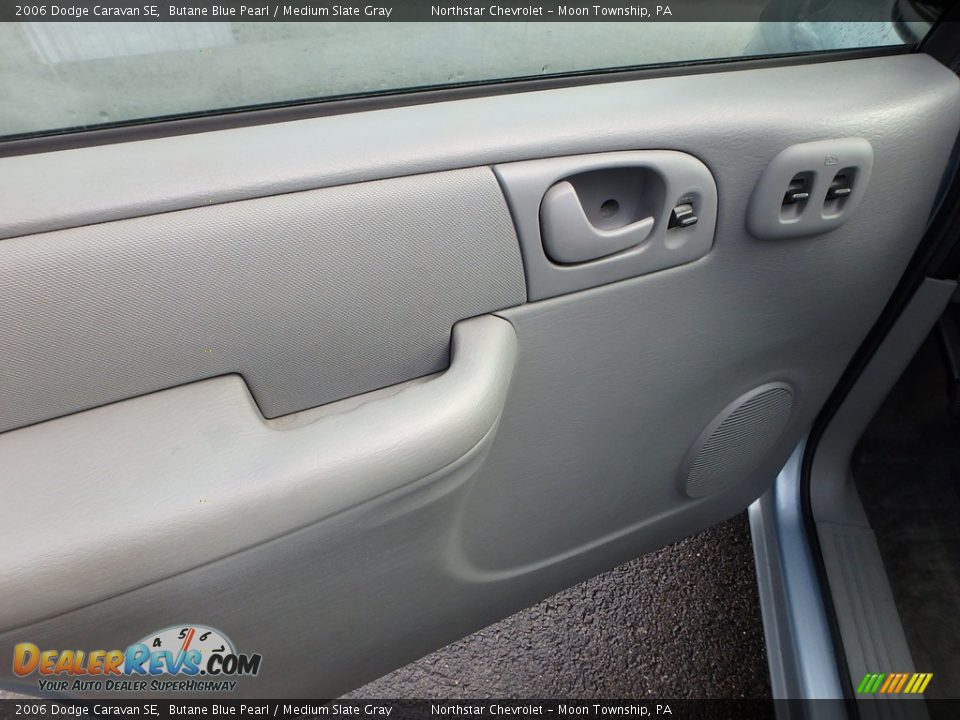 2006 Dodge Caravan SE Butane Blue Pearl / Medium Slate Gray Photo #12