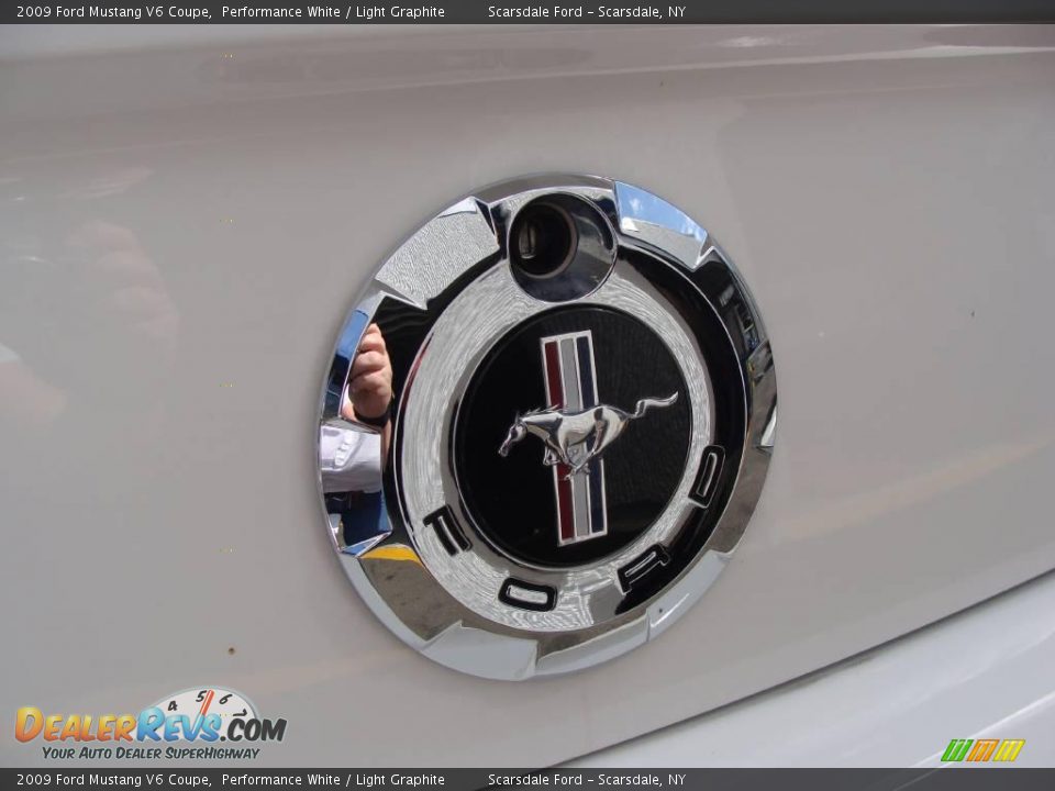 2009 Ford Mustang V6 Coupe Performance White / Light Graphite Photo #7