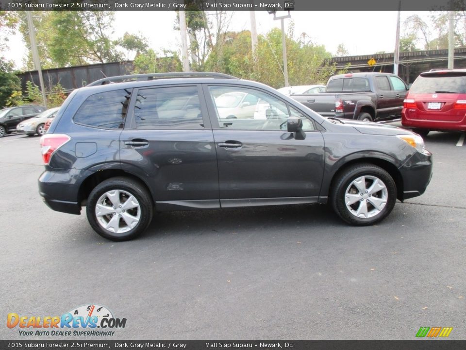 2015 Subaru Forester 2.5i Premium Dark Gray Metallic / Gray Photo #5