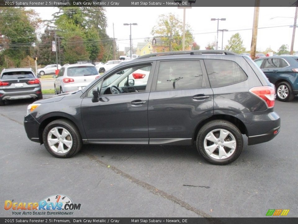 2015 Subaru Forester 2.5i Premium Dark Gray Metallic / Gray Photo #9