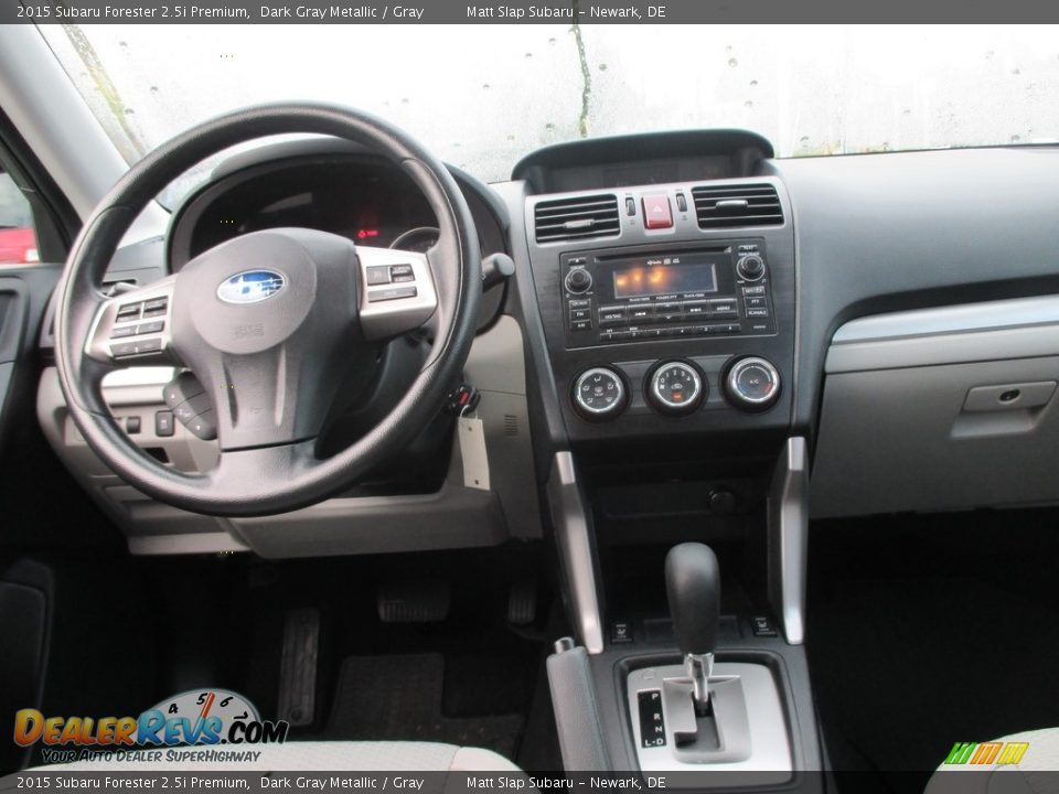 2015 Subaru Forester 2.5i Premium Dark Gray Metallic / Gray Photo #10