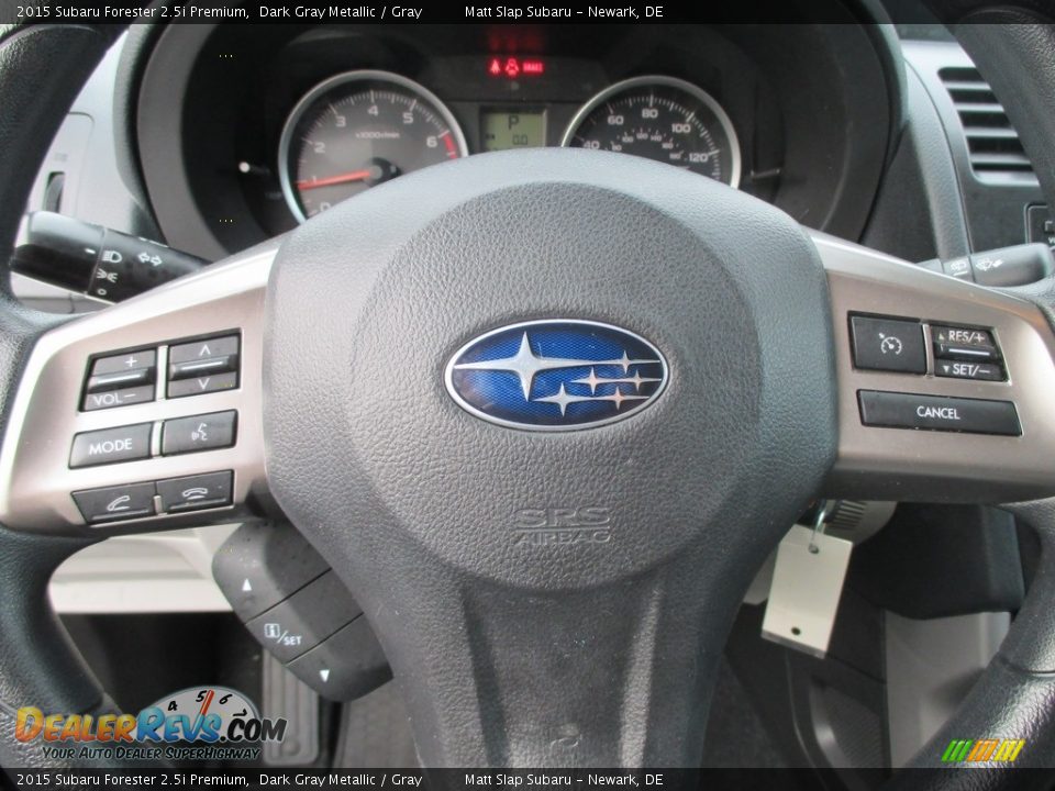 2015 Subaru Forester 2.5i Premium Dark Gray Metallic / Gray Photo #11
