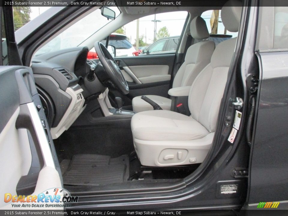 2015 Subaru Forester 2.5i Premium Dark Gray Metallic / Gray Photo #13