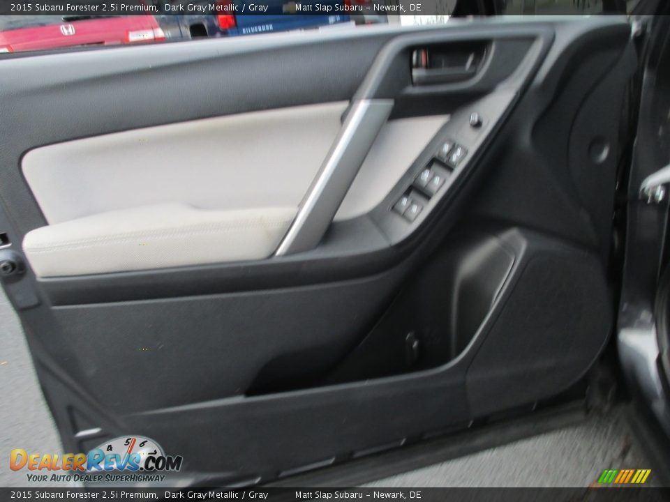 2015 Subaru Forester 2.5i Premium Dark Gray Metallic / Gray Photo #14